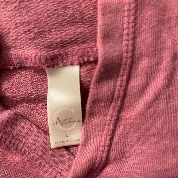 Pink tie-dyed sweatshirt with hoodie size large - Picture 10 of 10